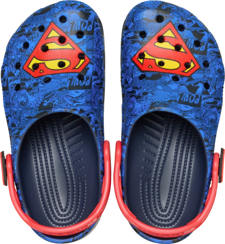 Image of Crocs Kids Superman Classic Clogs Multi J4