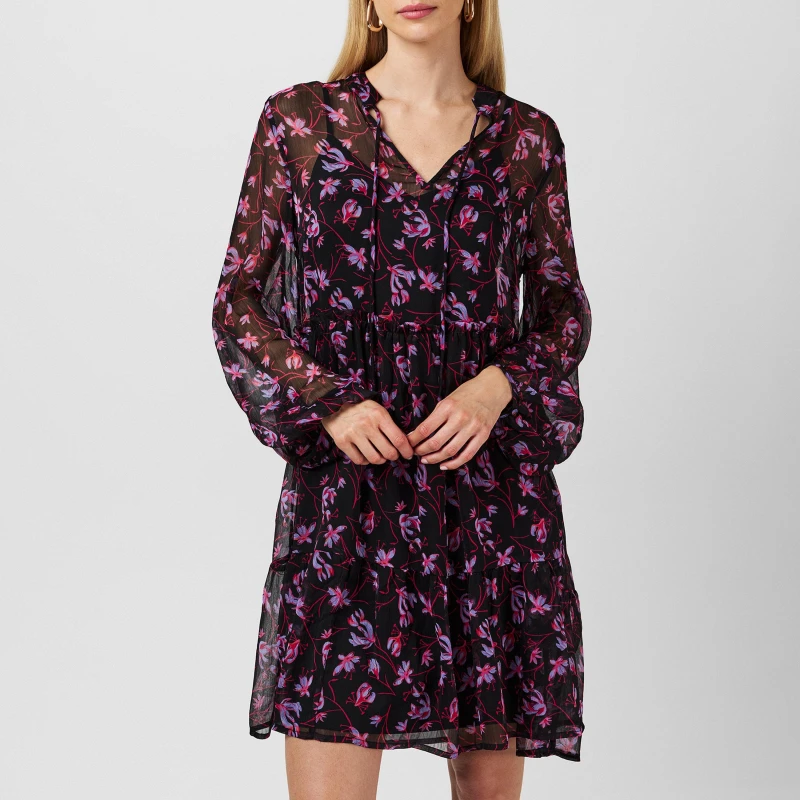 Image of Vila Falia Dress - Black 8