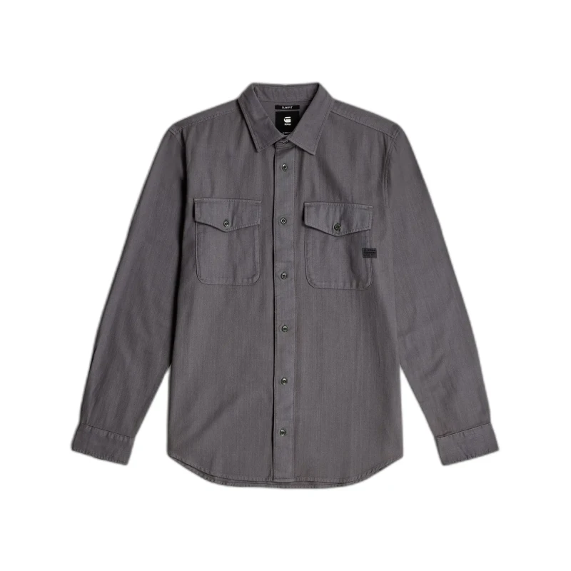 Image of G-Star Long sleeve shirt G-Star Marine Slim Gris Male M