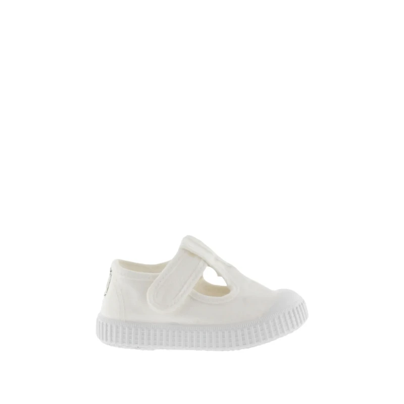 Image of Victoria SANDALIA LONA TINTADA boys's Children's Shoes (Trainers) in White