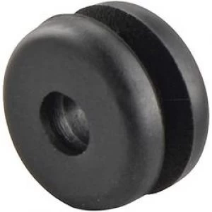 Image of Cable grommet Terminal max. 3mm PVC Black