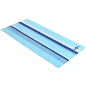 Image of UB Blue Stripe Cotton Towel Blue/Aqua/White