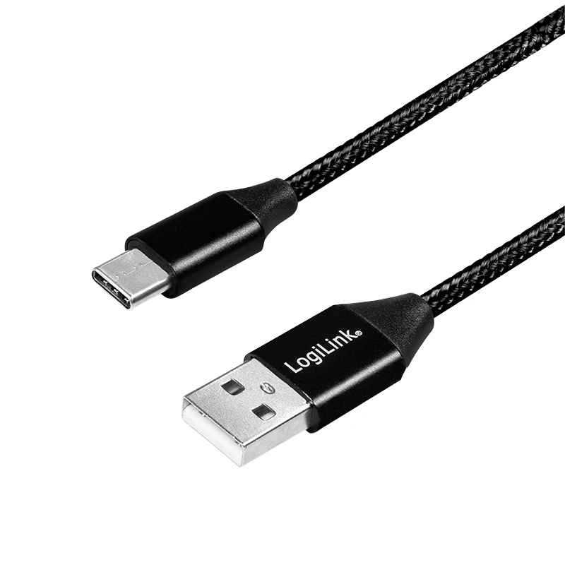 Image of LogiLink CU0139 USB cable USB 2.0 0.3 m USB A USB C Black