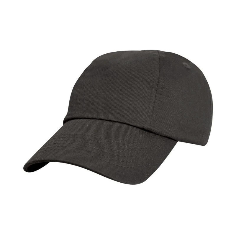 Image of Result Cotton Low Profile Cap in Black Unisex One Size