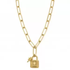Image of Gold Link Chain Treasured Dreams Necklace GNLC30962074