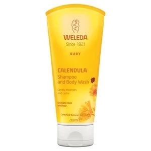 Image of Weleda Baby Calendula Shampoo and Body Wash 200ml