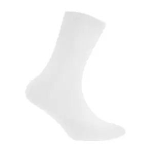 Image of Silky Childrens Boys/Girls Dance Socks In Classic Colours (1 Pair) (6-8.5 UK) (White)