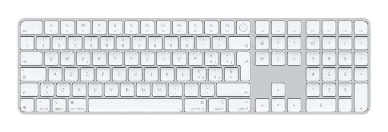 Image of Apple Apple Magic keyboard Universal USB + Bluetooth QWERTY Italian White MXK73T/A
