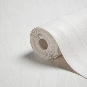 Image of Colours White Bark Paintable Wallpaper