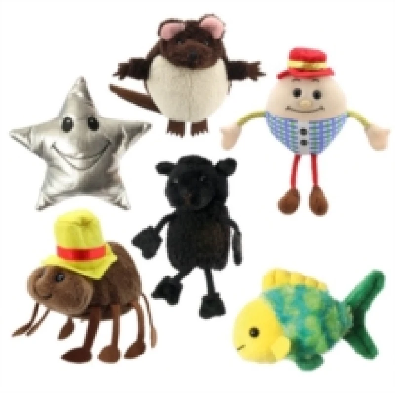 Image of The Puppet Company Finger Puppets Nursery Rhymes Set Multi unisex