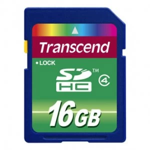 Image of Transcend TS16GSDHC4 Transcend 16GB SD Card Class 4