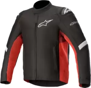 Image of Alpinestars T-SP5 Rideknit Motorcycle Textile Jacket, black-red, Size S, black-red, Size S