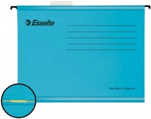 Image of Esselte Pendaflex Reinforced Susp File A4 Blue BX10