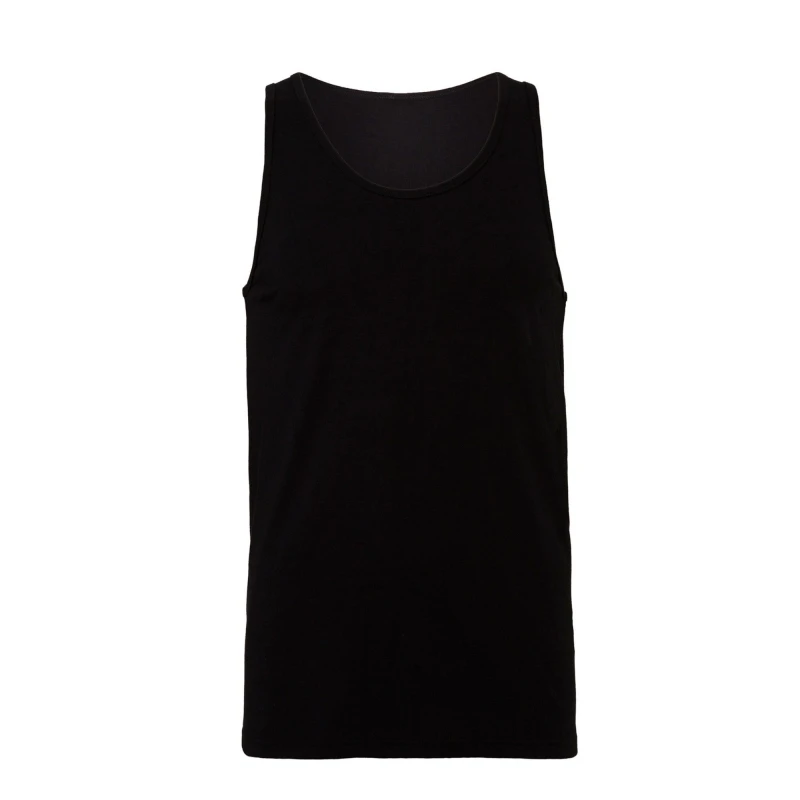 Image of Bella + Canvas Mens Jersey Tank Top in Black Size: XS Black Male XS