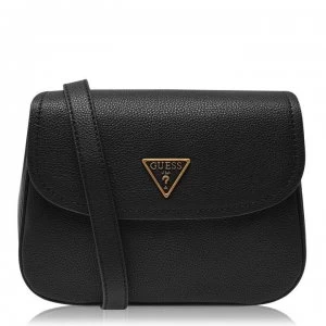 Image of Guess Shoulder Destiny Bag - BLACK BLA
