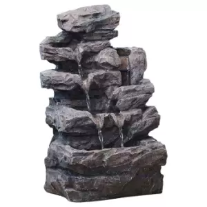 Image of Garden Gear Serenity Rock Fall Indoor Outdoor Water Feature