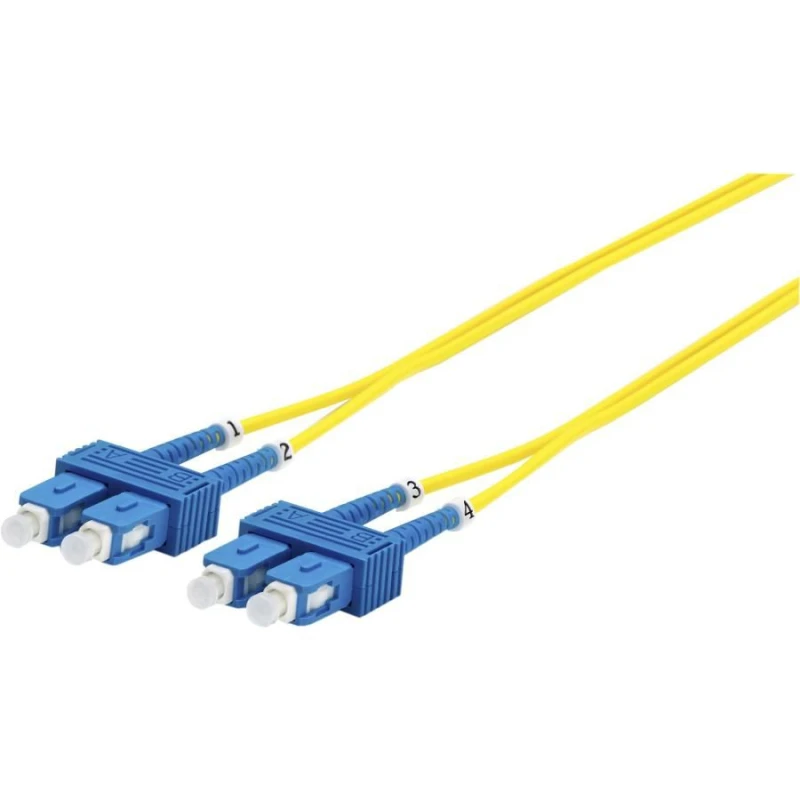 Image of Microconnect FIB221002 InfiniBand/fibre optic cable 2m SC Yellow
