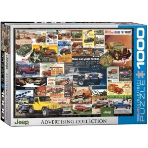 Image of Jeep Advertising Collection Eurographics 1000 Piece Jigsaw Puzzle