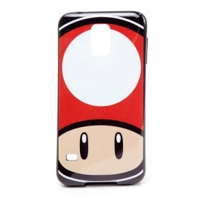 Image of Nintendo - Toad Mushroom Face Samsung S5 Phone Cover