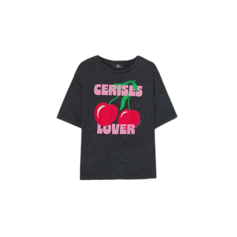 Image of Le Temps des cerises Womens T-Shirt Le Temps des cerises Spears Noir Female S