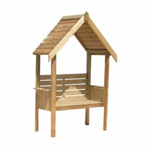 Image of Shire FSC Forget Me Not Pressure Treated Garden Arbour with Bench