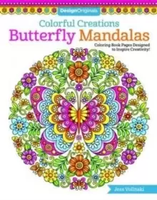 Image of Colorful Creations Butterfly Mandalas : Coloring Book Pages Designed to Inspire Creativity!