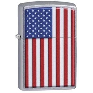 Image of Zippo Patriotic Street Chrome Windproof Lighter