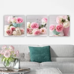 Image of DRPRC17 Multicolor Decorative Canvas Painting (3 Pieces)