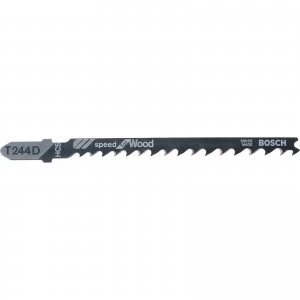 Image of Bosch T244 D Wood Cutting Jigsaw Blades Pack of 3