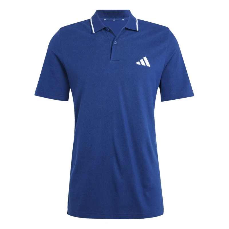 Image of Adidas Polo adidas Essentials Three Stripes Bleu Male XS