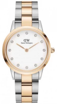Image of Daniel Wellington Iconic Lumine 32 Two-Tone Steel Bracelet Watch