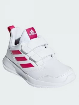Image of adidas Altarun Cf Junior Trainers, White/Pink, Size 5.5
