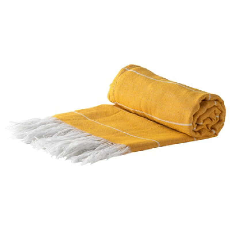 Image of Nicola Spring Turkish Cotton Bath Towel - 173 X 92Cm - Mustard
