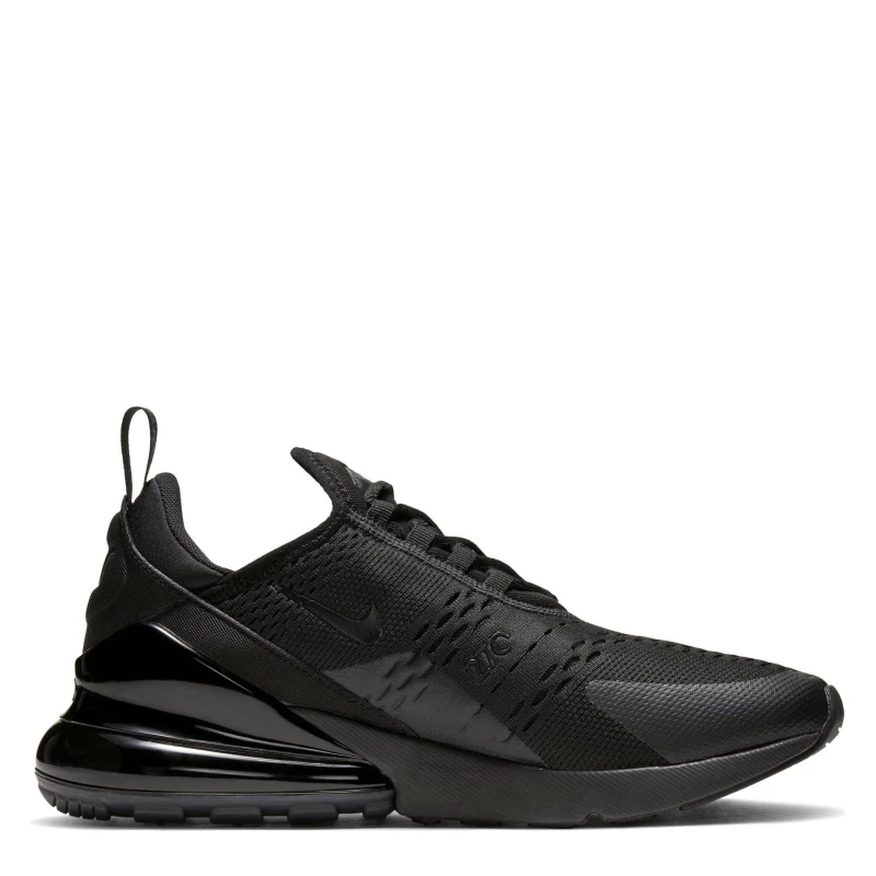 Image of Nike Air Max 270 Trainers Mens Triple Black male 8.5 (43)