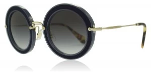 Image of Miu Miu MU08RS Sunglasses Blue VIG5D1 49mm
