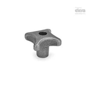 Image of ELESA Star knob-DIN 6335-GG-63-M12-D