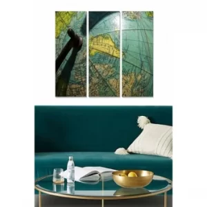 Image of MDF1639898 Multicolor Decorative MDF Painting (3 Pieces)