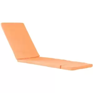 Image of Harbour Housewares - Sussex Sun Lounger Cushion - Terracotta