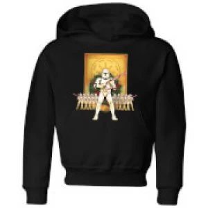 Image of Star Wars Candy Cane Stormtroopers Kids Christmas Hoodie - Black - 7-8 Years