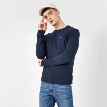 Image of Jack Wills Sandleford Long Sleeve T-Shirt - Navy