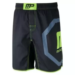 Image of Musclepharm Printed Shorts Mens - Black