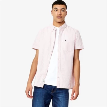 Image of Jack Wills Stableton Stripe Oxford Shirt - Pink