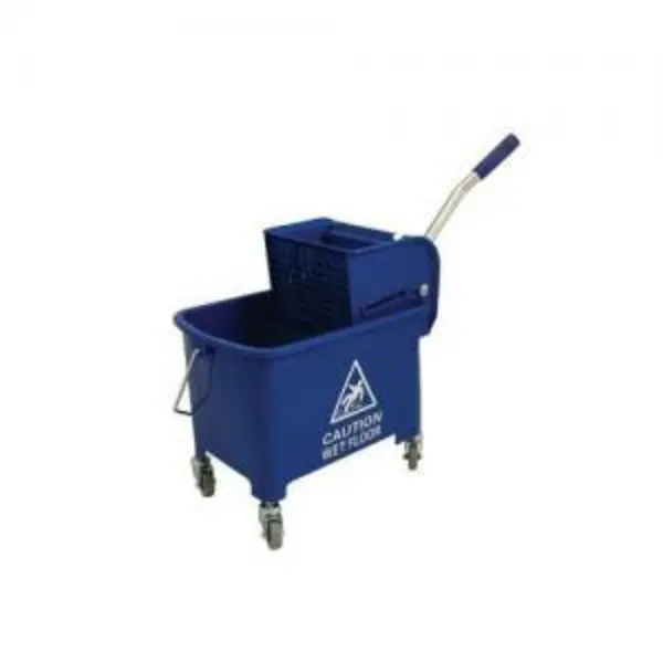 Image of Mobile Mop Bucket with Wringer - Blue
