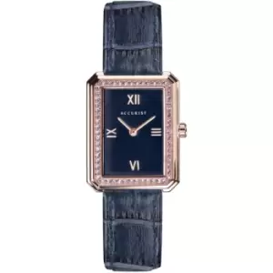 Image of Ladies Accurist Signature Collection Blue Dial Watch