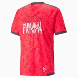 Image of PUMA Neymar Jr Mens Futebol Jersey, Sunblaze/Ebony, size Small, Clothing