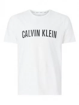 Image of Calvin Klein Logo Lounge T-Shirt - White