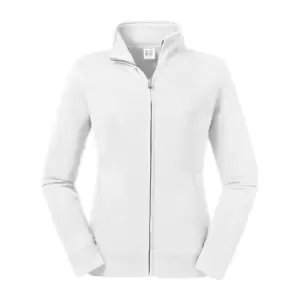 Image of Russell Womens/Ladies Authentic Sweat Jacket (XS) (White)
