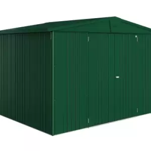 Image of Biohort Europa Metal Garden Shed 10ft3 x 7ft4 Size 5 - Dark Green