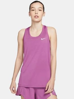 Image of Nike Dri-Fit Raceback Tank - Light Purple