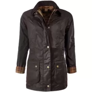 Image of Barbour Womens Beadnell Wax Jacket Rustic 18
